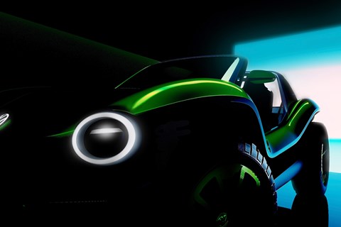 VW EV buggy detail