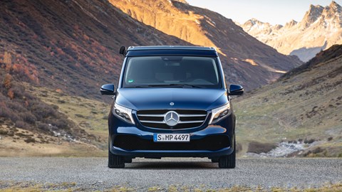 The new, facelifted Mercedes V-class