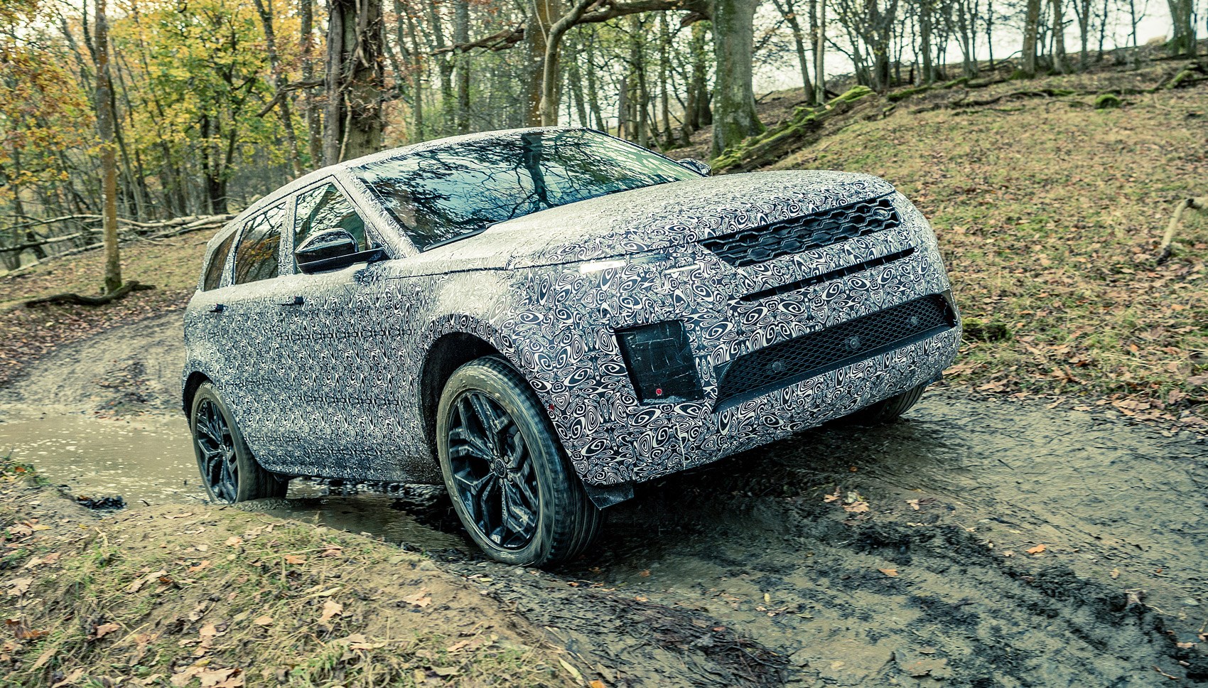 Evoque prototype uphil