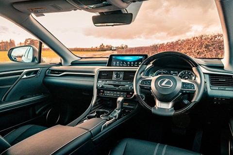 Lexus RX L interior: a comfy cabin