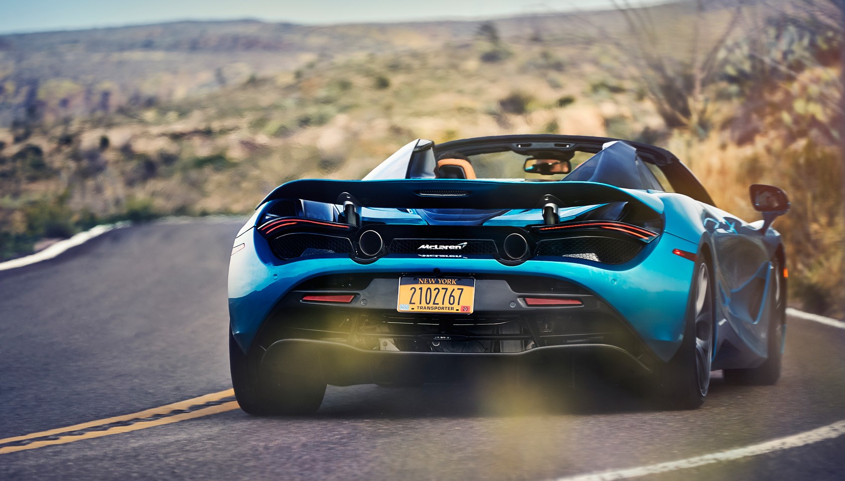 720S Spider rear cornering
