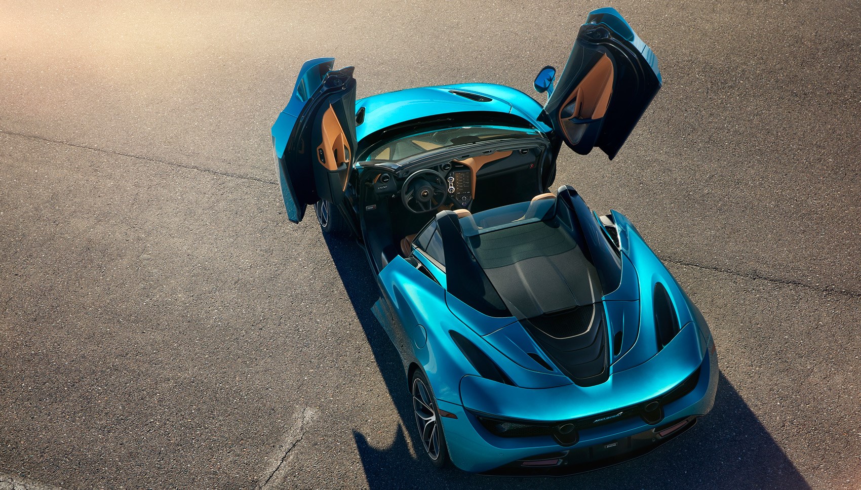 720S Spider overhead