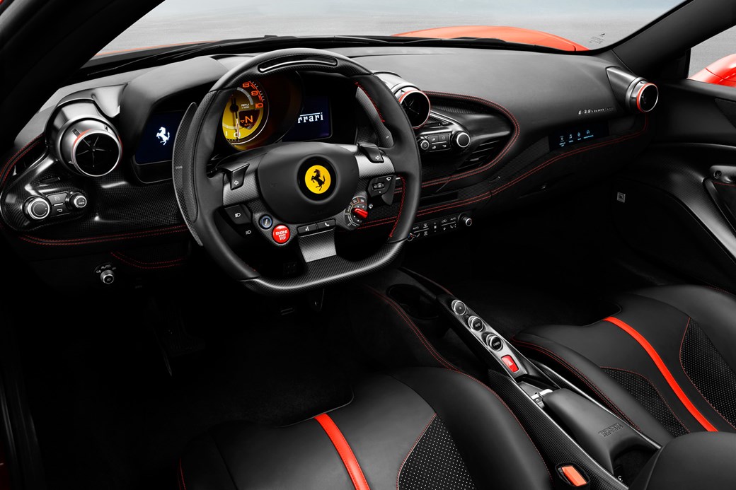 Ferrari F8 Tributo interior