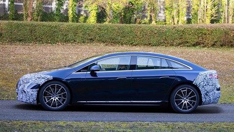 Mercedes-Benz EQS spy shot