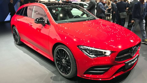 Mercedes-Benz CLA Shooting Brake at the 2019 Geneva motor show - front view