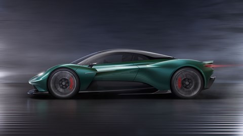 Aston Martin Vision Vanquish concept at 2019 Geneva motor show - side view