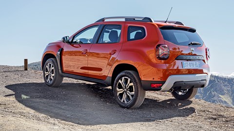 Orange 2021 Dacia Duster facelift