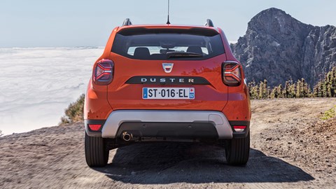Orange 2021 Dacia Duster facelift