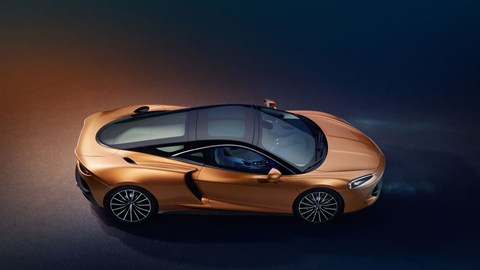 The McLaren GT from the top down