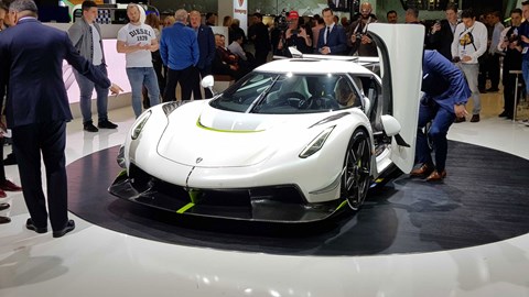 Koenigsegg Jesko megacar at the 2019 Geneva motor show