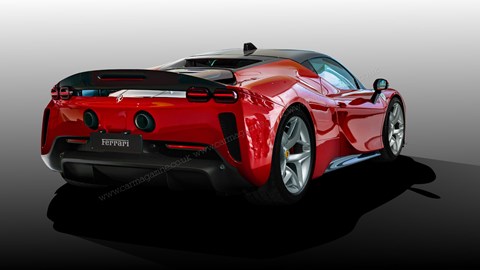 Ferrari V6 hybrid: CAR magazine's exclusive artist's impression