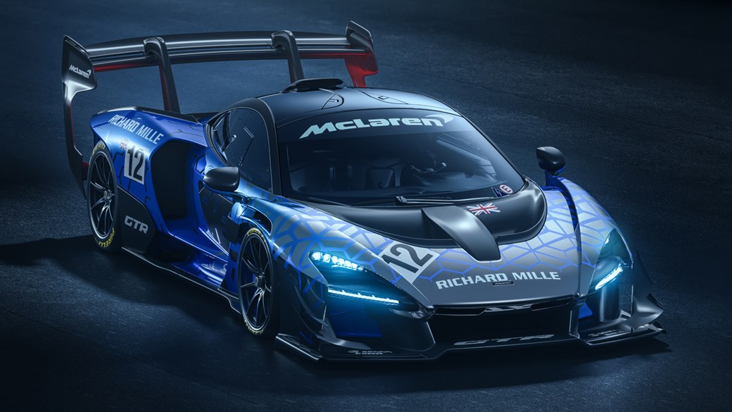 Race-ready aero on the McLaren Senna GTR