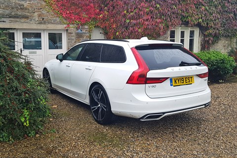 V90 rear parked