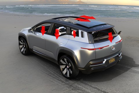 Fisker Ocean california mode