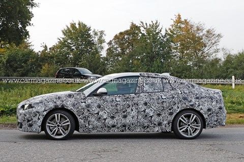 BMW 2 series gran coupe spy shot