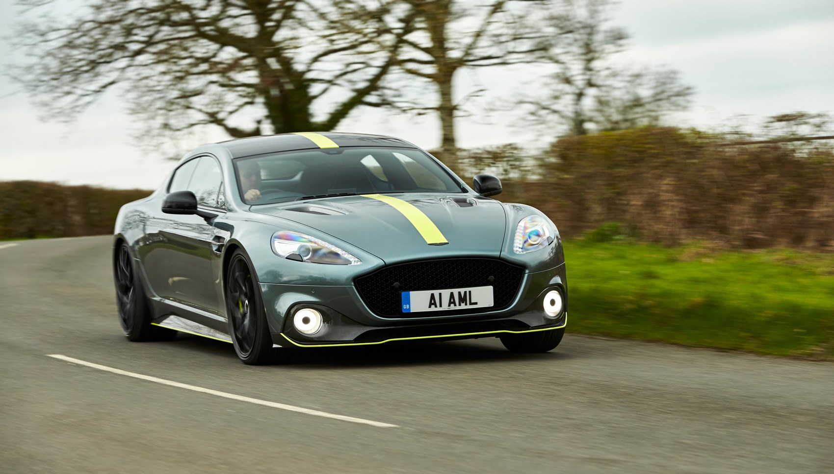 Aston Rapide AMR front cornering