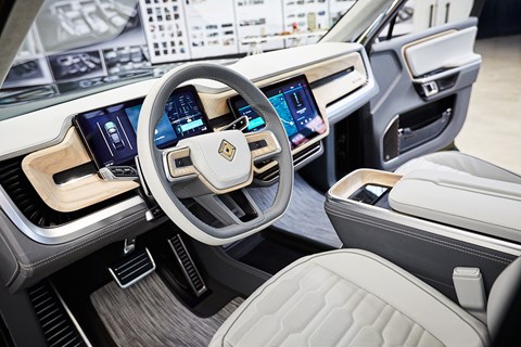 Rivian interior