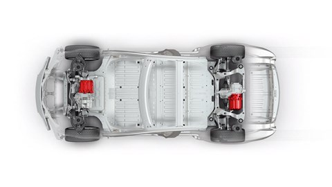 a dual-motor electric car