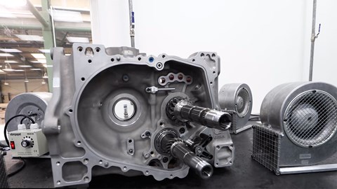 X-Trac gearbox details of Gordon Murray T.50 supercar