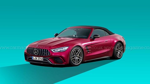 Mercedes SL illustration