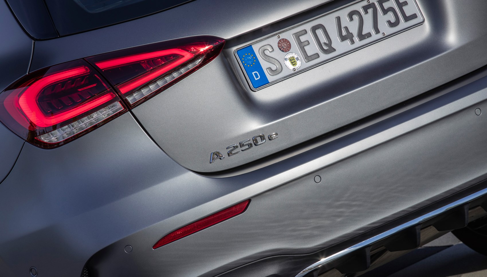 Mercedes A250e badge