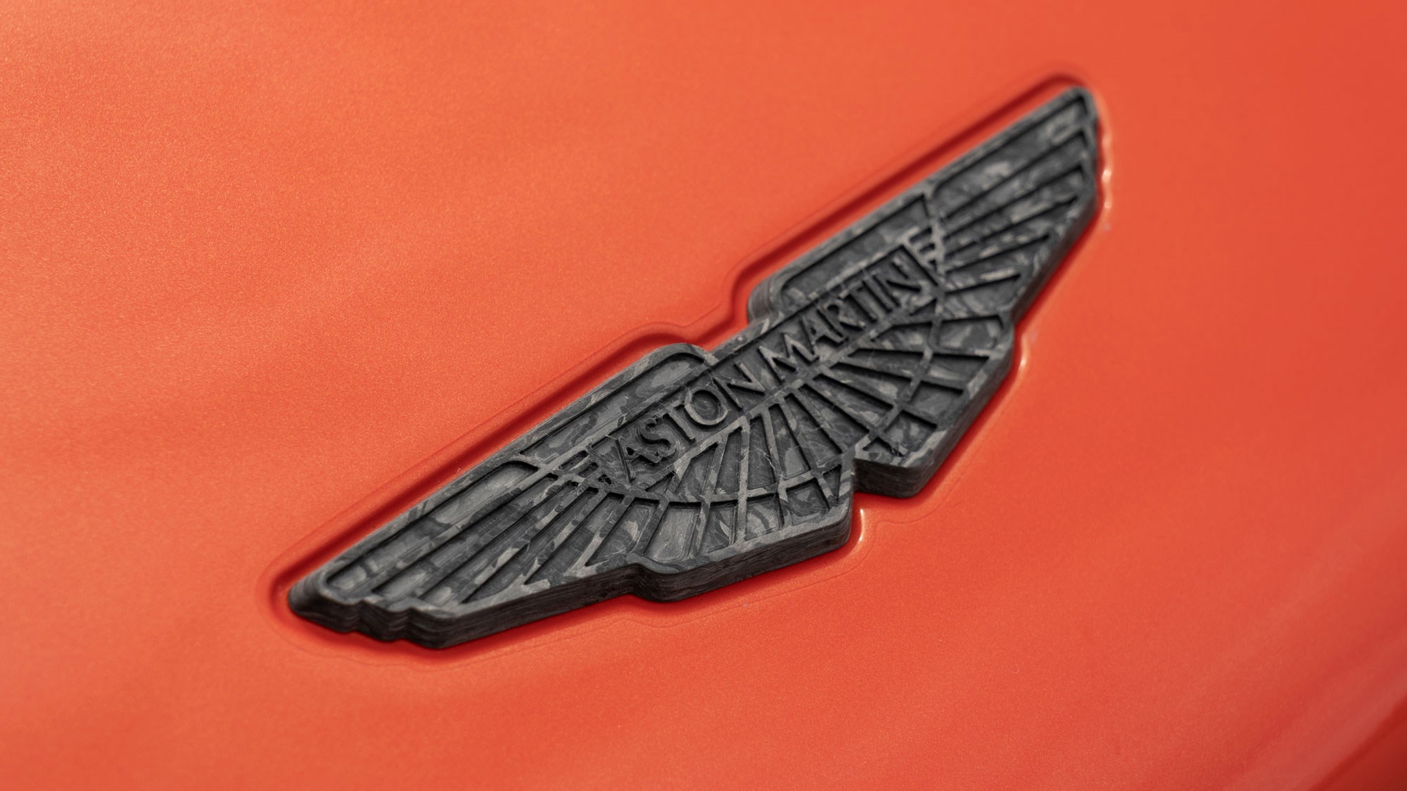 Aston DBS Superleggera badge
