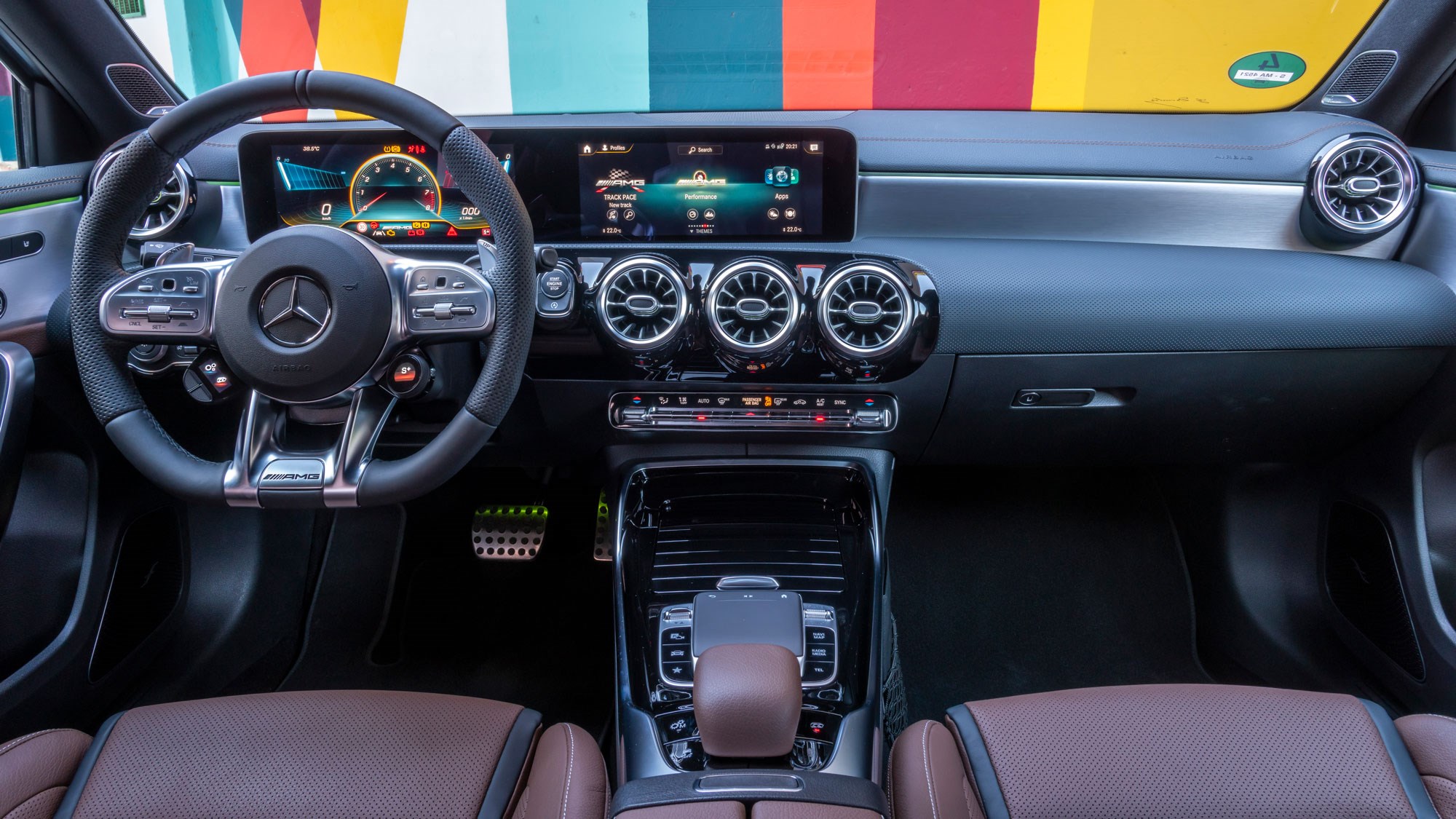 The A45 S interior