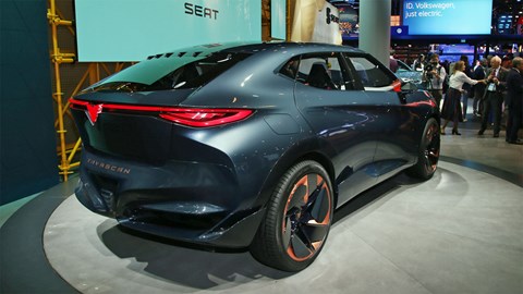 Cupra Tavascan at Frankfurt motor show 2019 - rear view