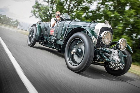 Gavin Green in a Bentley Blower