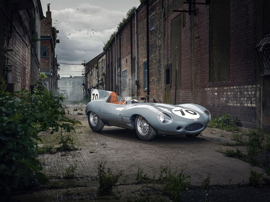 Jaguar D-Type: one of the 25 continuation cars - and a special one