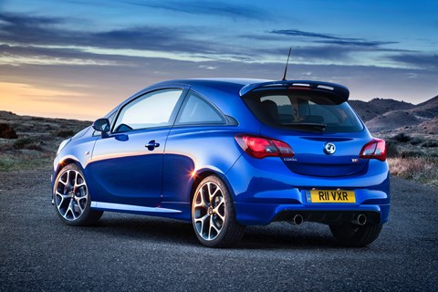 The new 2015 Vauxhall Corsa VXR