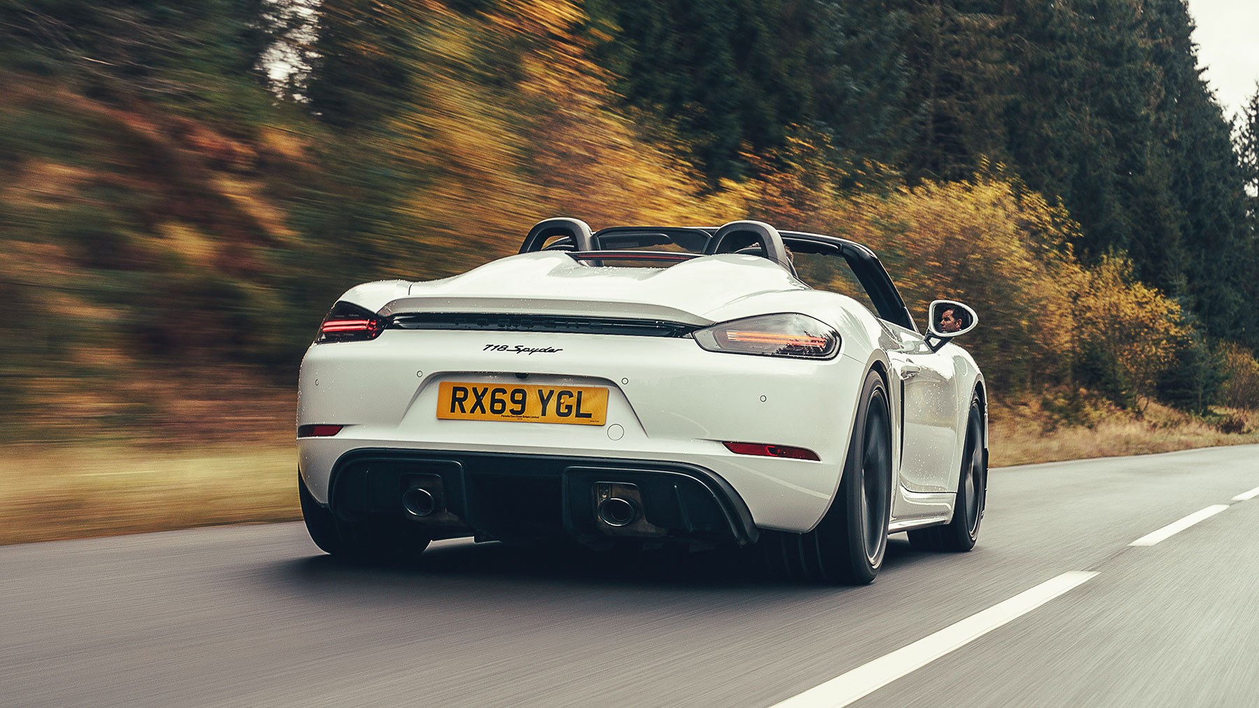 Double-bubble roof curvature signifies this is a very special Porsche Spyder Double-bubble roof curvature signifies this is a very special Porsche Spyder