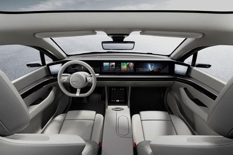 sony vision s interior