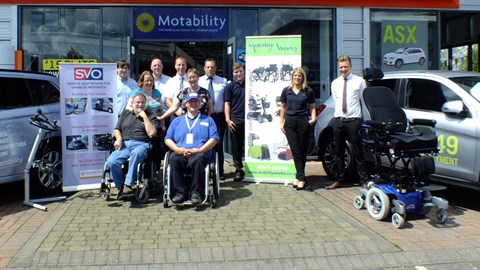 Motability showroom