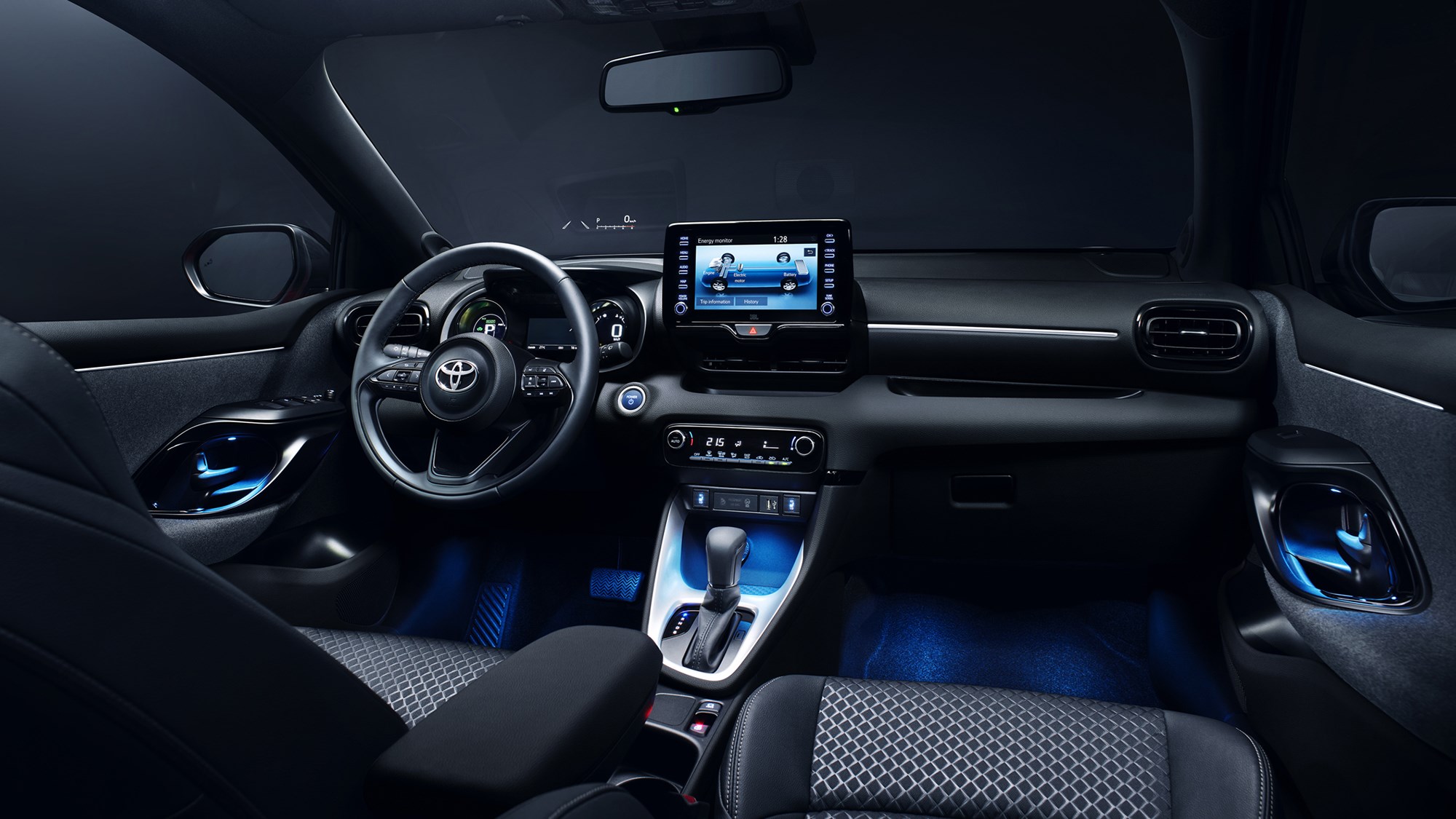 Toyota Yaris Hybrid 2020 cabin Toyota Yaris Hybrid 2020 cabin