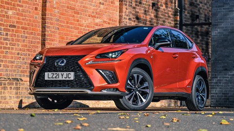 Orange 2021 Lexus NX Hybrid