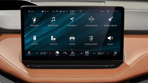 Skoda Enyaq iV infotainment