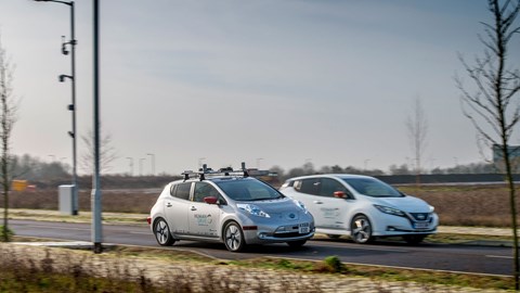 Nissan Leaf Human Drive autonomous driving (AD) prototype