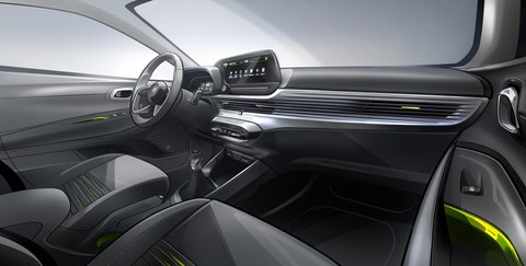 Interior of new 2020 Hyundai i20 showcases double 10.25-inch digital displays