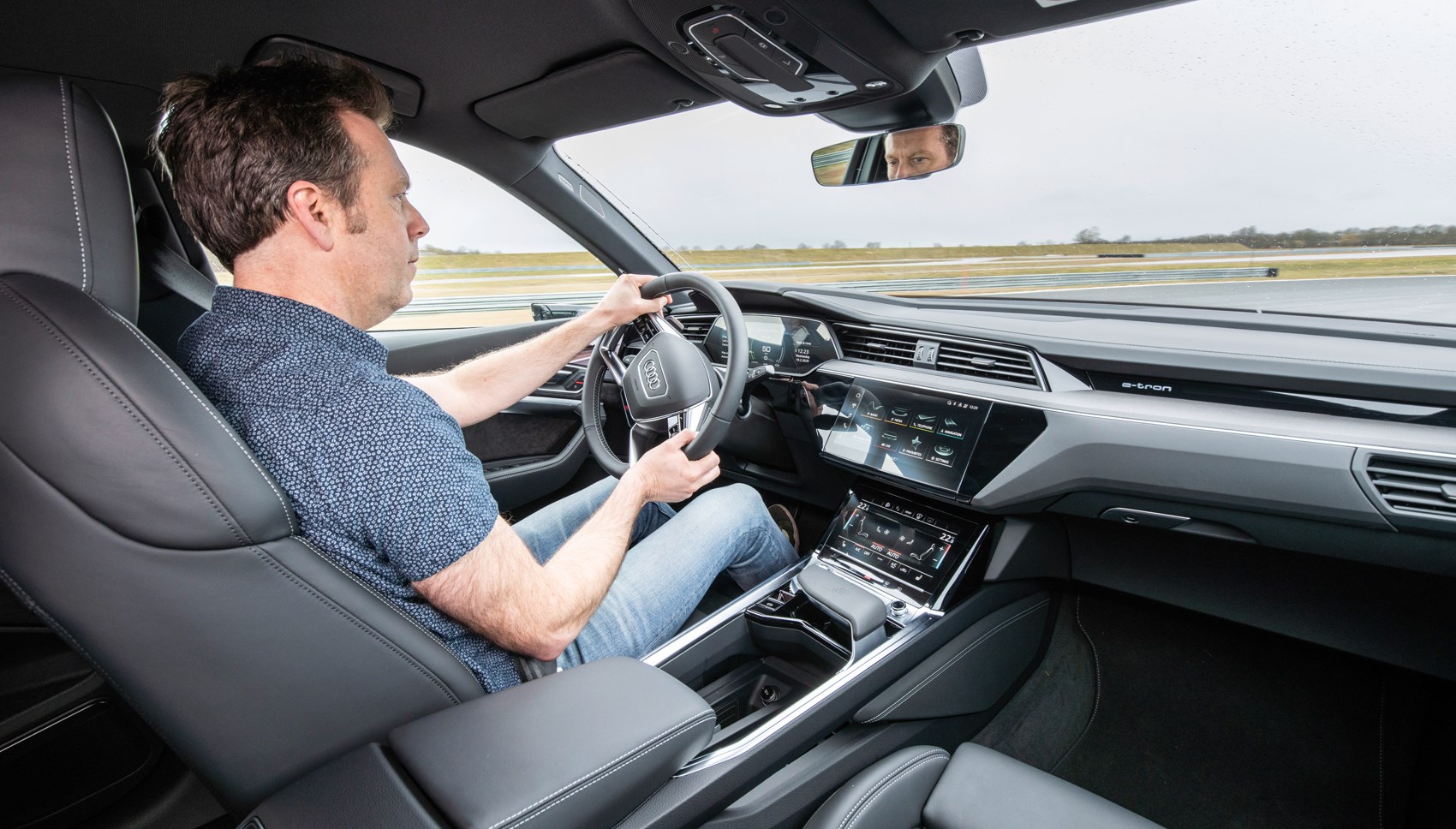 Audi e-Tron SUV Ben driving