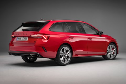 Octavia vrs estate iv rear