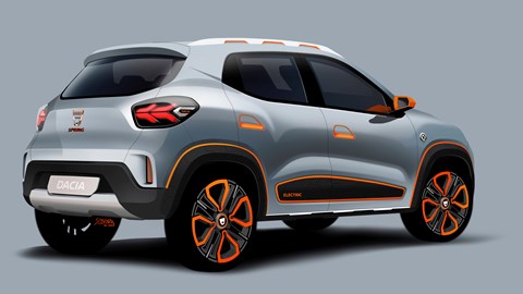 Dacia Spring rear view
