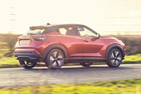 Nissan Juke LTT rear cornering