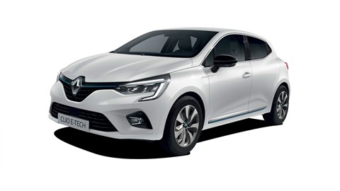 Renault Clio E-Tech hybrid car