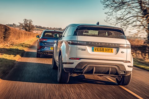 Evoque rear tracking