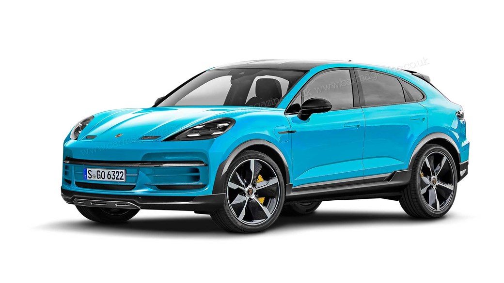 render porsche e-macan