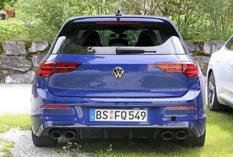 The new 2021 VW Golf R: spy photos