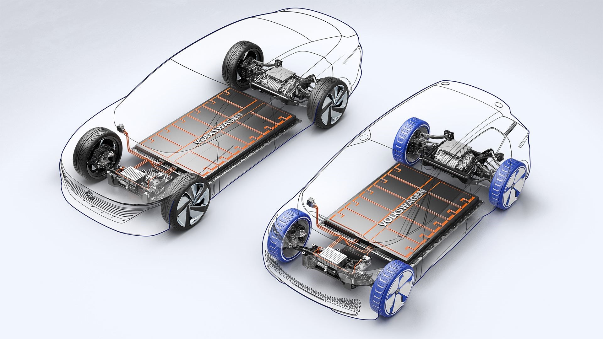 Electric Cars Batteries Diagram