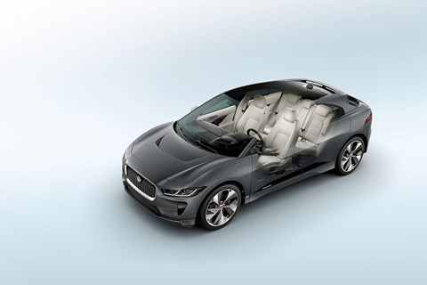 Are there any electric SUVs? Yes there are! Here's a technical cutaway of the Jaguar i-Pace