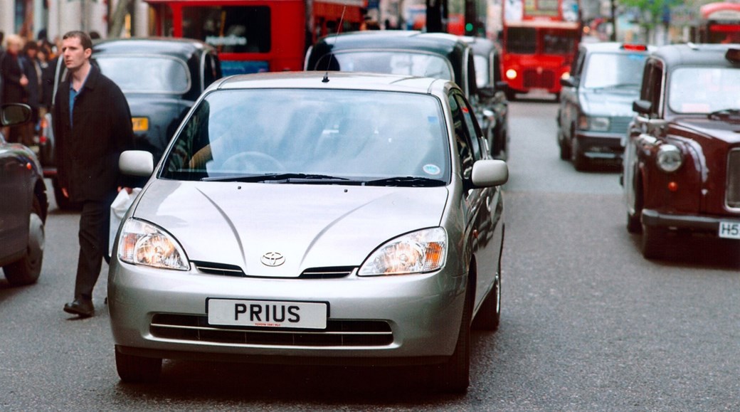 2000 Toyota Prius in London congestion